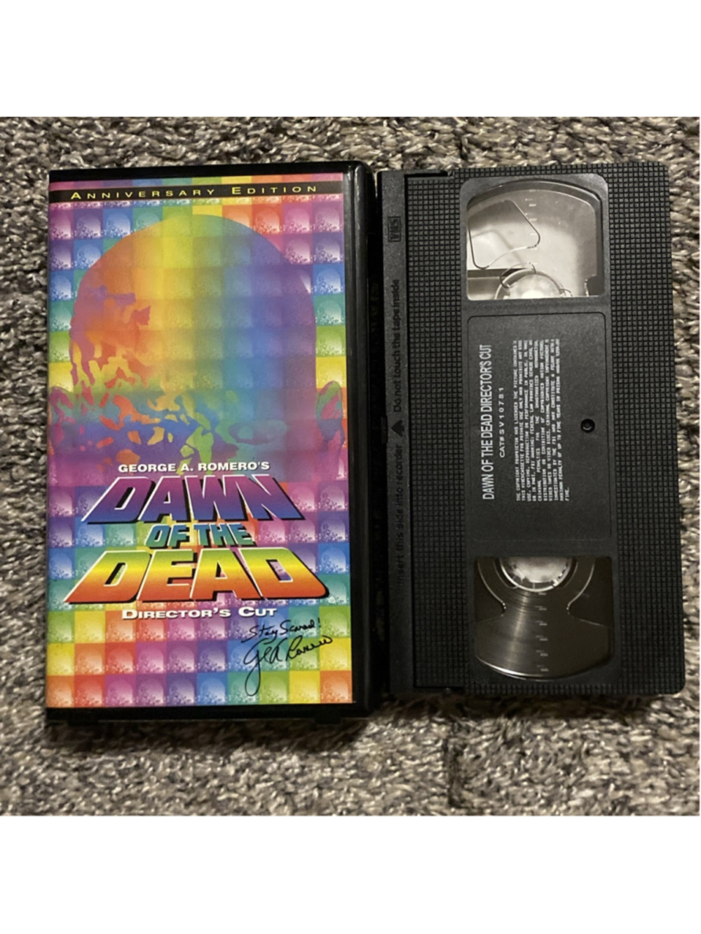 Dawn of the Dead VHS 1999 George Romero Director’s Cut Anniversary Edition Clam